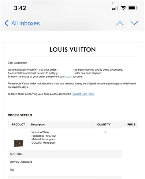 what does order in preparation mean louis vuitton|order status Louis Vuitton.